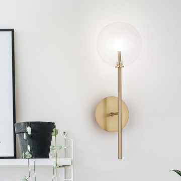 Ideal Lux - Aplique LED EQUINOXE 1xG4/2W/230V latón/transparente