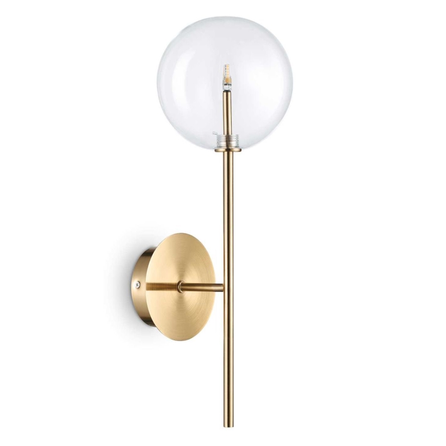 Ideal Lux - Aplique LED EQUINOXE 1xG4/2W/230V latón/transparente