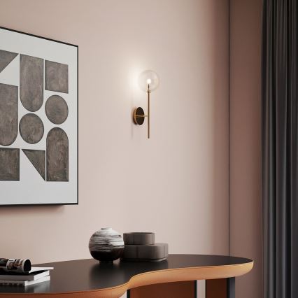 Ideal Lux - Aplique LED EQUINOXE 1xG4/2W/230V latón/transparente