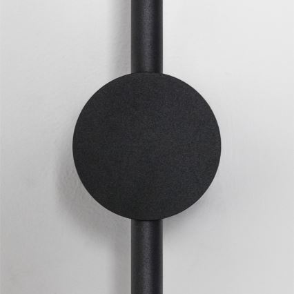 Ideal Lux - Aplique LED ESSENCE LED/12W/230V 3000K 70 cm CRI 90 negro