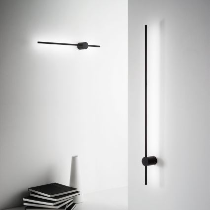 Ideal Lux - Aplique LED ESSENCE LED/19W/230V 4000K 124 cm CRI 90 negro