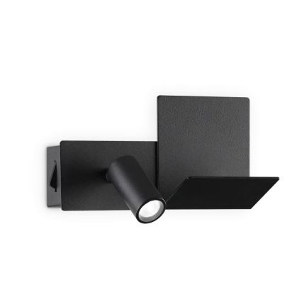 Ideal Lux - Aplique LED KOMODO LED/4,5W/230V USB CRI 90 negro