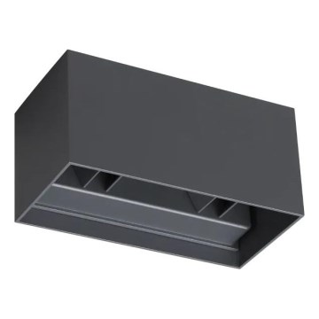 Ideal Lux - Aplique LED para exterior ATOM LED/25W/230V CRI 90 IP54 antracita