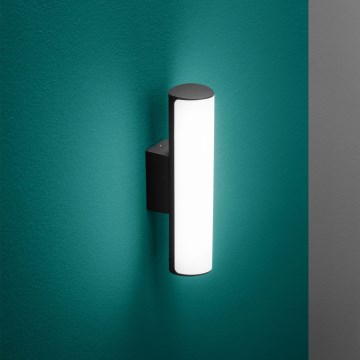 Ideal Lux - Aplique LED para exterior ETERE LED/9,5W/230V 3000K CRI 90 IP44 negro