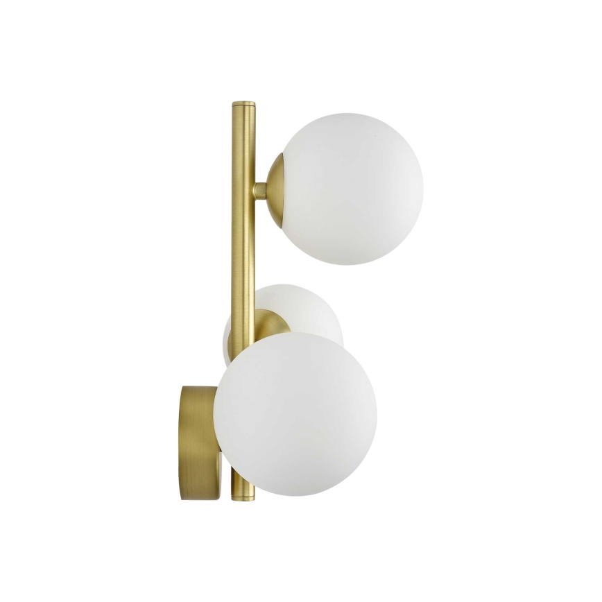 Ideal Lux - Aplique LED PERLAGE 3xG9/3W/230V dorado/blanco