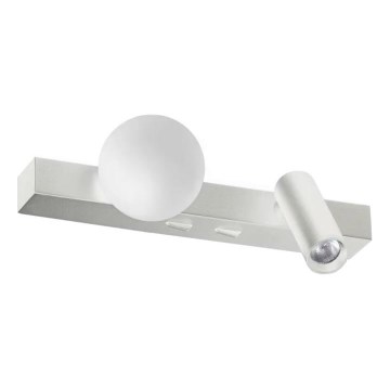 Ideal Lux - Aplique LED PING PONG 2xLED/3W/230V CRI 90 cromo mate