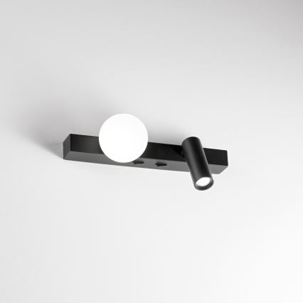 Ideal Lux - Aplique LED PING PONG 2xLED/3W/230V CRI 90 negro