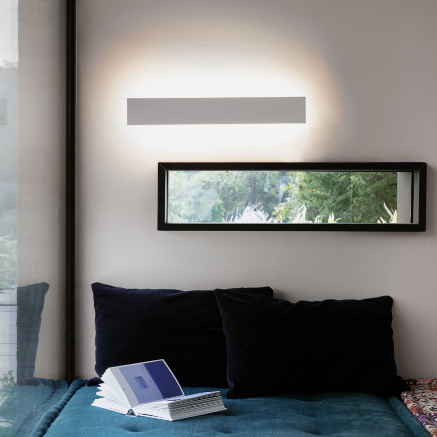 Ideal Lux - Aplique LED ZIG ZAG LED/23W/230V 53 cm CRI 90 blanco