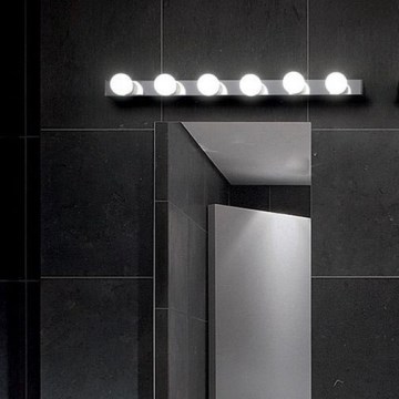Ideal Lux - Aplique PRIVE 6xE14/40W/230V cromo brillante