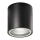 Ideal Lux - Foco de baño GUN 1xGU10/28W/230V IP44 negro