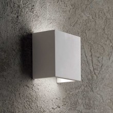 Ideal Lux - Foco de pared FLASH GESSO 1xG9/40W/230V blanco