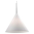 Ideal Lux - Lámpara colgante 1xE14/40W/230V blanco