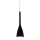 Ideal Lux - Lámpara colgante 1xE14/40W/230V negra