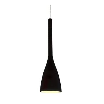 Ideal Lux - Lámpara colgante 1xE27/60W/230V negro