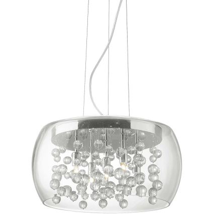 Ideal Lux - Lámpara colgante AUDI 5xG9/40W/230V transparente