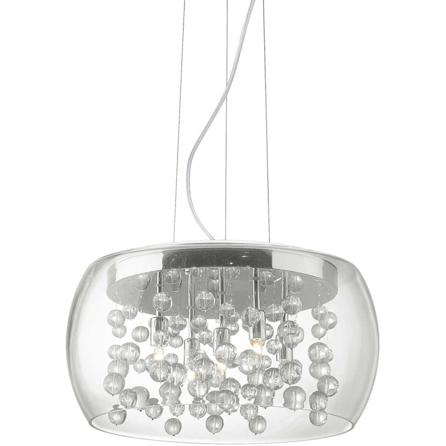 Ideal Lux - Lámpara colgante AUDI 5xG9/40W/230V transparente