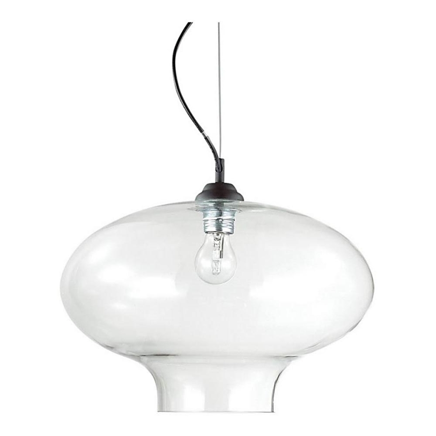 Ideal Lux - Lámpara colgante BISTRO 1xE27/60W/230V diá. 40 cm transparente