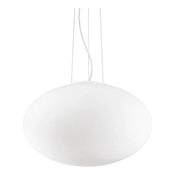 Ideal Lux - Lámpara colgante CANDY 1xE27/42W/230V diá. 50 cm blanco