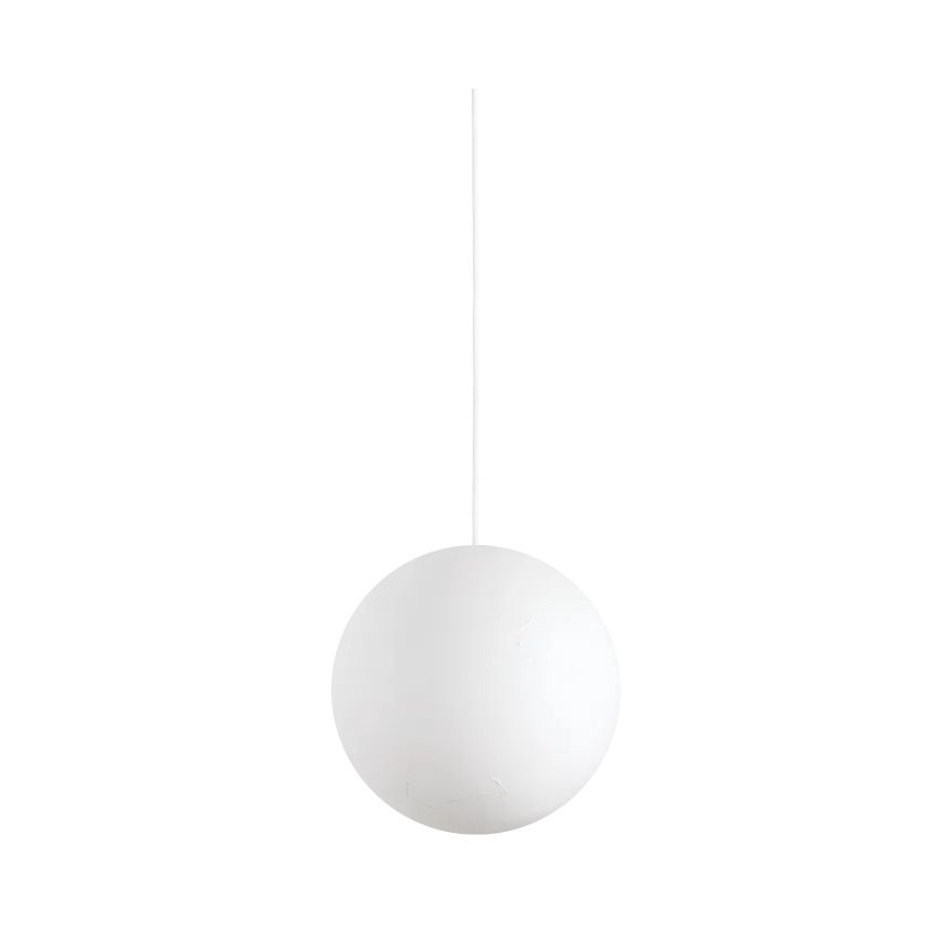 Ideal Lux - Lámpara colgante CARTA 1xE27/25W/230V diá. 30 cm blanco