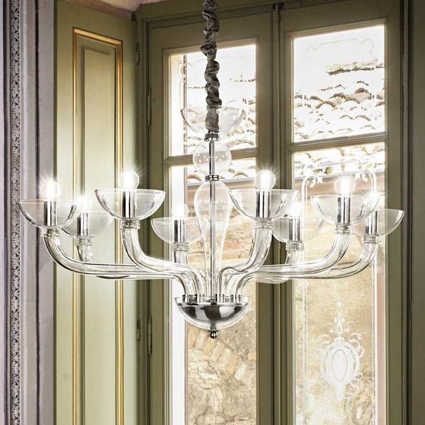 Ideal Lux – Lámpara colgante CASANOVA 8×E14/40W/230V