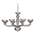 Ideal Lux - Lámpara colgante con cadena CASANOVA 8xE14/40W/230V diá. 88 cm gris