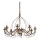 Ideal Lux - Lámpara colgante con cadena CORTE 8xE14/40W/230V diá. 80 cm cobre