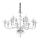 Ideal Lux - Lámpara colgante con cadena DANIELI 12xE14/40W/230V diá. 94 cm transparente