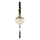 Ideal Lux - Lámpara colgante con cadena HAREM 1xE27/42W/230V diá. 16,5 cm latón