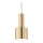 Ideal Lux - Lámpara colgante HOLLY 1xE27/60W/230V diá. 12 cm latón