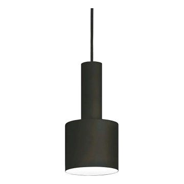 Ideal Lux - Lámpara colgante HOLLY 1xE27/60W/230V diá. 12 cm negro