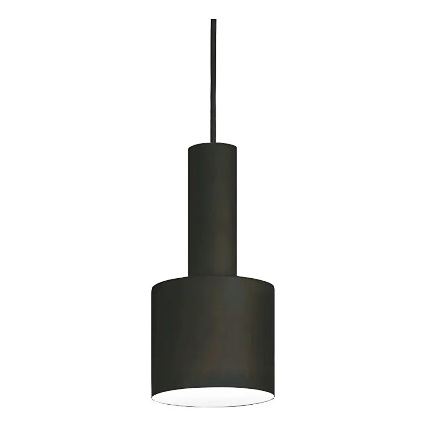 Ideal Lux - Lámpara colgante HOLLY 1xE27/60W/230V diá. 12 cm negro