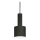 Ideal Lux - Lámpara colgante HOLLY 1xE27/60W/230V diá. 12 cm negro