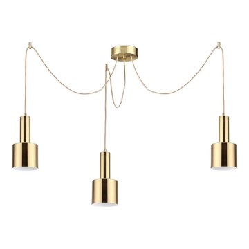 Ideal Lux - Lámpara colgante HOLLY 3xE27/60W/230V araña latón