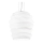 Ideal Lux - Lámpara colgante KARMA 1xE27/60W/230V diá. 38 cm blanco