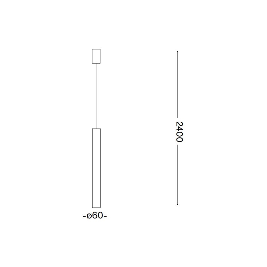Ideal Lux - Lámpara colgante LED 1xGU10/7W/230V CRI90