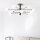 Ideal Lux - Lámpara colgante LED COSMOPOLITAN 12xG9/3W/230V diá. 145 cm negro