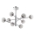 Ideal Lux - Lámpara colgante LED EQUINOXE 8xG4/2W/230V diá. 128 cm cromo brillante/ahumado
