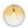 Ideal Lux - Lámpara colgante MAPA 1xE27/42W/230V diá. 50 cm dorado/ahumado