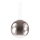 Ideal Lux - Lámpara colgante MAPA 1xE27/42W/230V diá. 50 cm gris/Ahumado