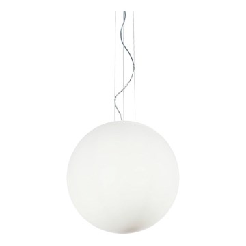 Ideal Lux - Lámpara colgante MAPA 1xE27/60W/230V blanco