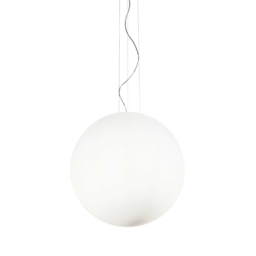 Ideal Lux - Lámpara colgante MAPA 1xE27/60W/230V blanco