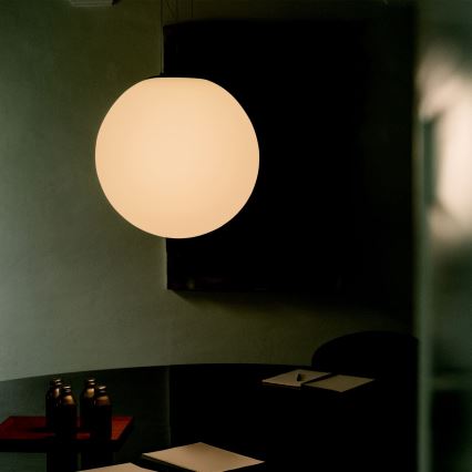 Ideal Lux - Lámpara colgante MAPA 1xE27/60W/230V blanco