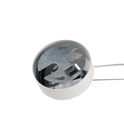 Ideal Lux - Lámpara colgante MAPA 1xE27/60W/230V blanco