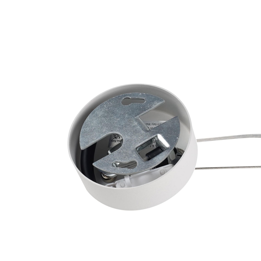 Ideal Lux - Lámpara colgante MAPA 1xE27/60W/230V blanco