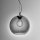 Ideal Lux - Lámpara colgante NEMO 1xE27/42W/230V diá. 30 cm ahumado
