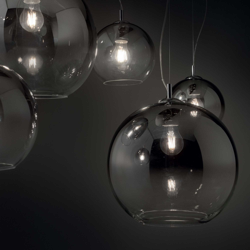 Ideal Lux - Lámpara colgante NEMO PLUS 5xE27/42W/230V ahumado