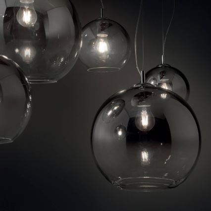 Ideal Lux - Lámpara colgante NEMO PLUS 5xE27/42W/230V ahumado