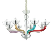 Ideal Lux - Lámpara de araña con cable CASANOVA 8xE14/40W/230V