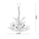 Ideal Lux - Lámpara de araña con cadena CHALET 8xE14/40W/230V