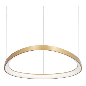Ideal Lux - Lámpara de araña LED regulable GEMINI LED/48W/230V diá. 61 cm CRI 90 dorado